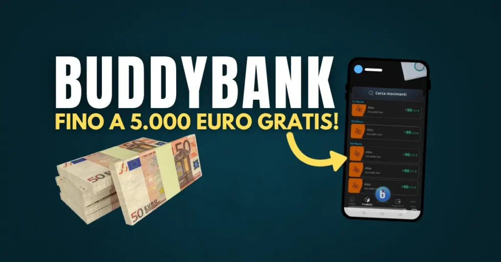 Buddybank Bonus 50 euro
