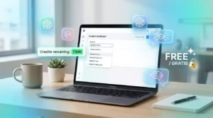 Claude Opus 4.8 Gratis: La Guida Definitiva Senza Carta! Claude Opus 4.8 gratis: schermata Gumloop con 7200 crediti disponibili