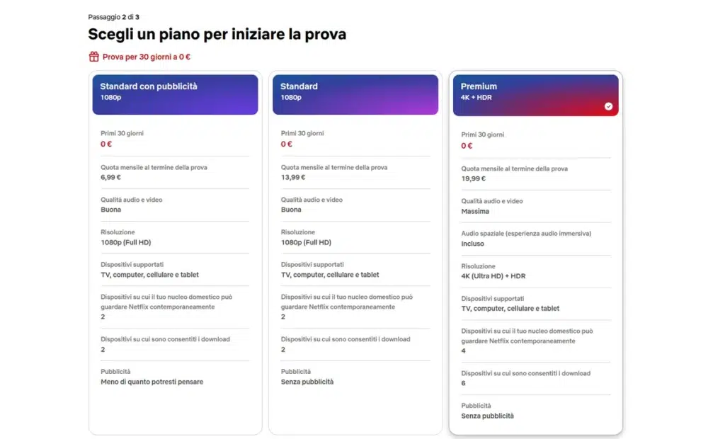 Come avere Netflix gratis per 30 giorni: Il trucco per far comparire la prova! 2 Come avere Netflix gratis per 30 giorni
