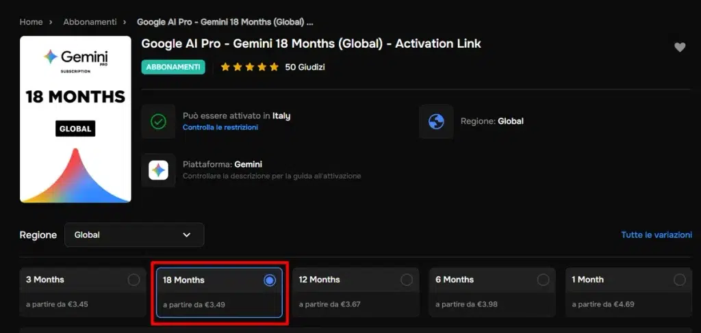 Gemini Pro quasi gratis: come averlo per 18 mesi con soli 5 euro 1 Gemini Pro quasi gratis