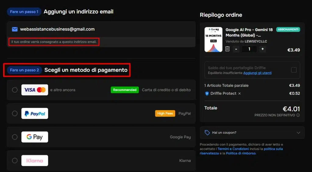 Gemini Pro quasi gratis: come averlo per 18 mesi con soli 5 euro 5 Gemini Pro quasi gratis